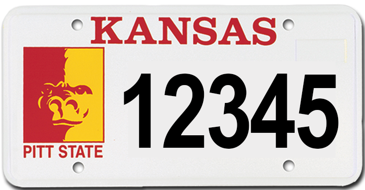 Kansas License Plate 2019