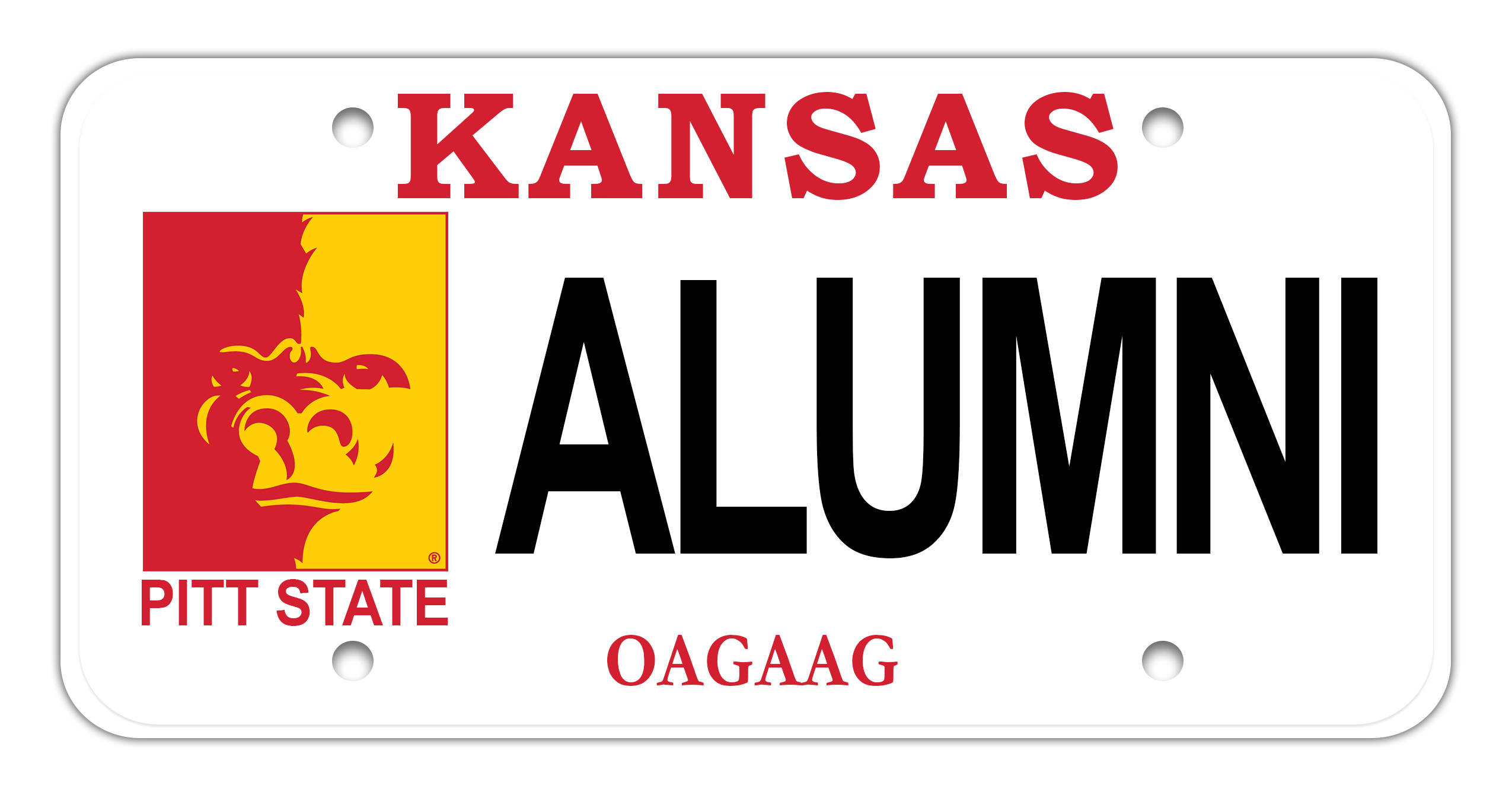 KS Personalized Plate