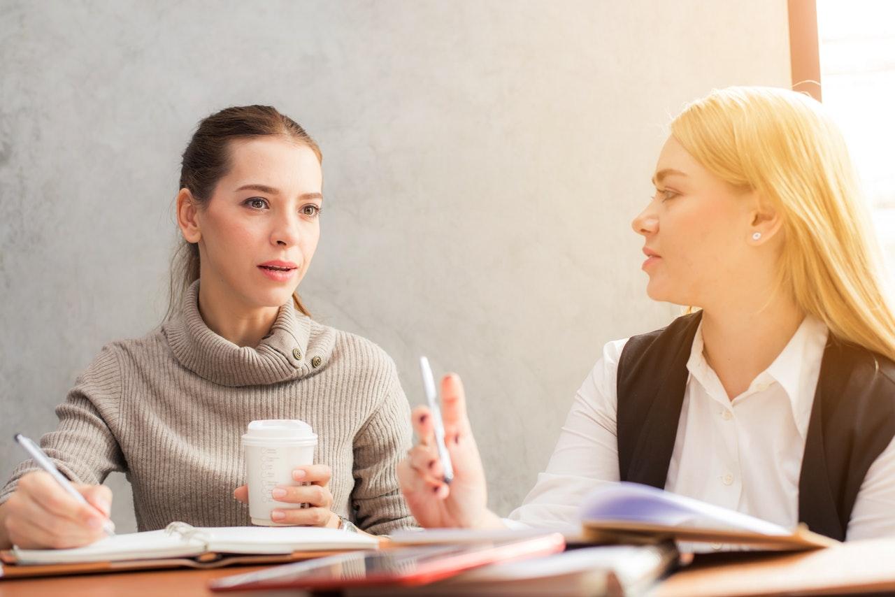 Two Students Discussing