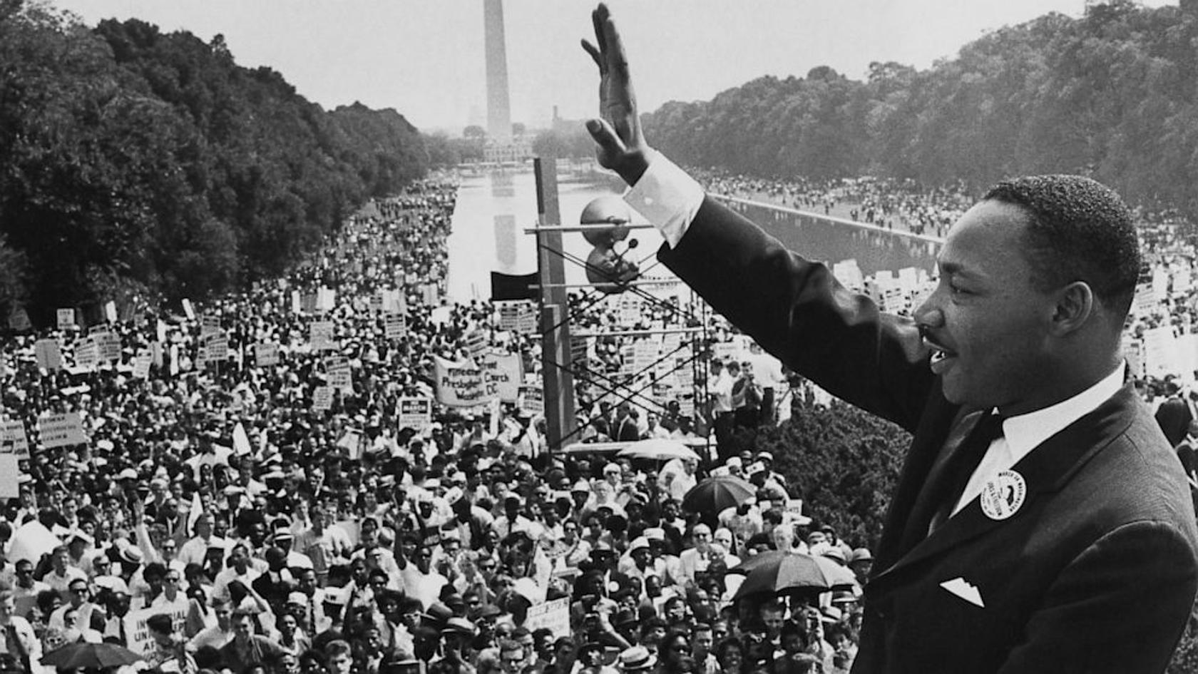 MLK speaking in Washington DC
