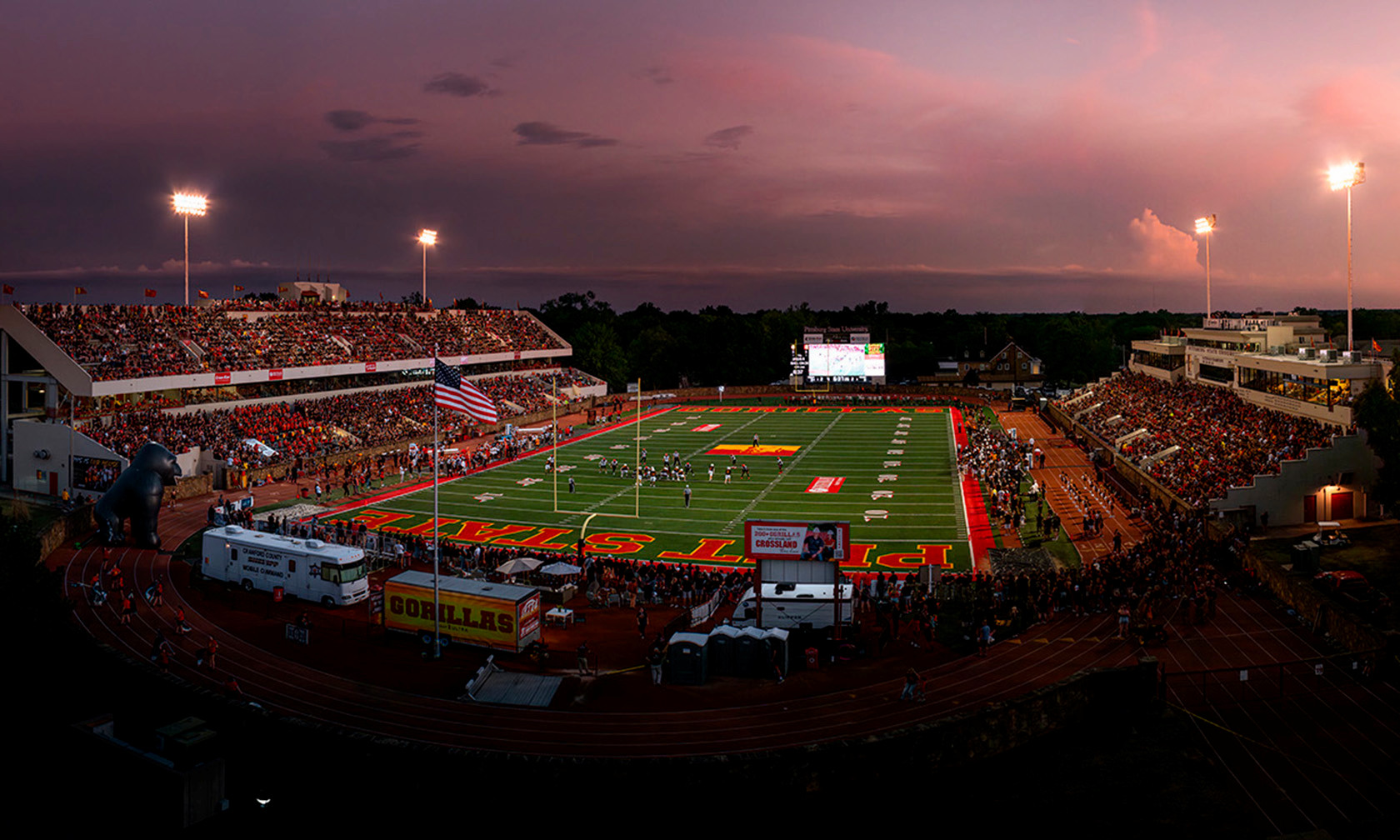 Carnie Smith Stadium aerial shot