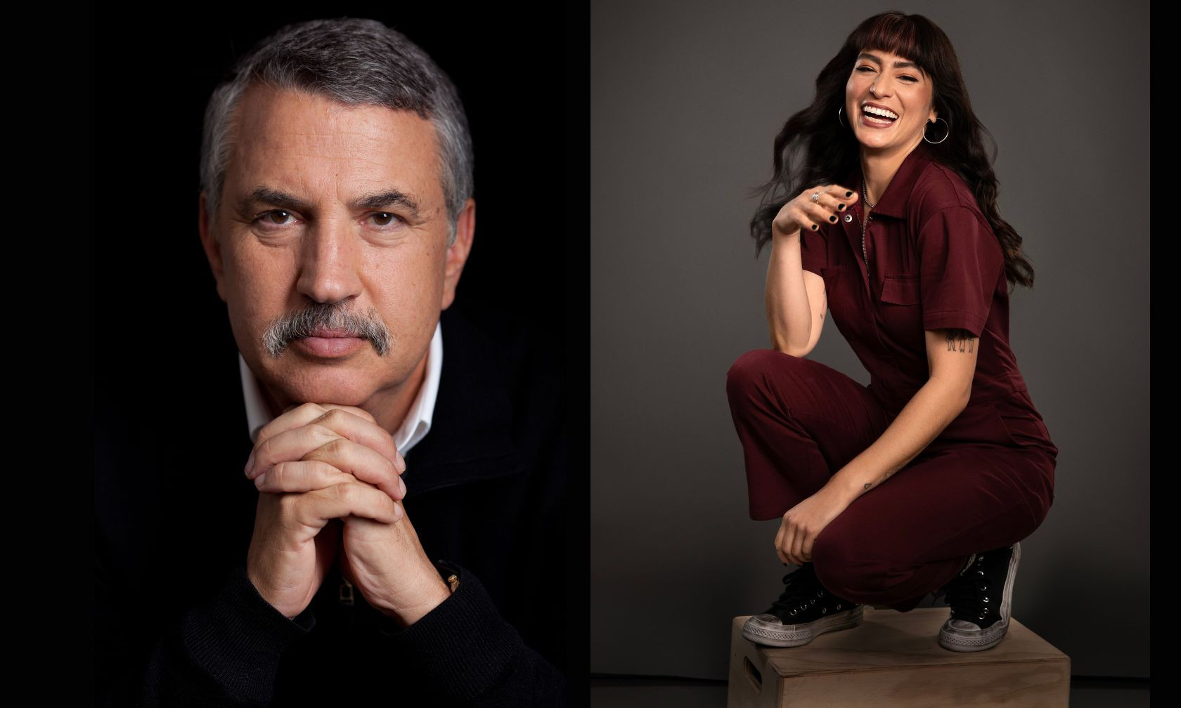 Thomas Friedman and Melissa Villasenor