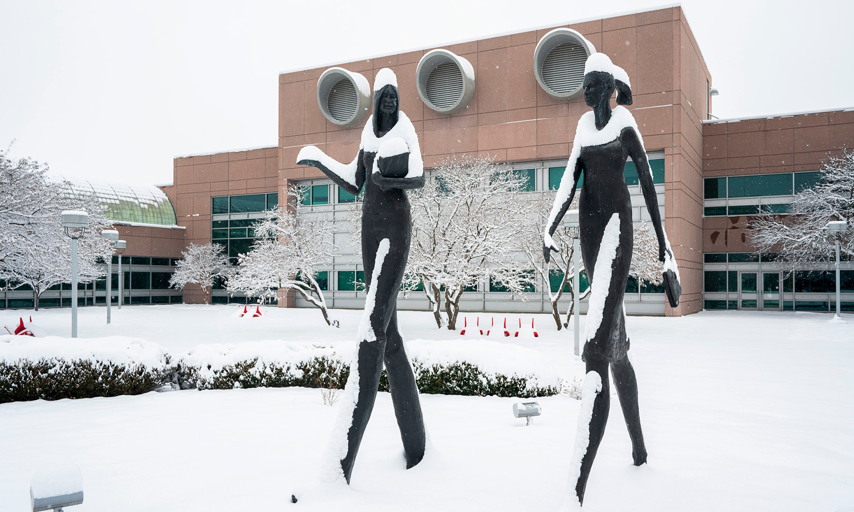 snow statues