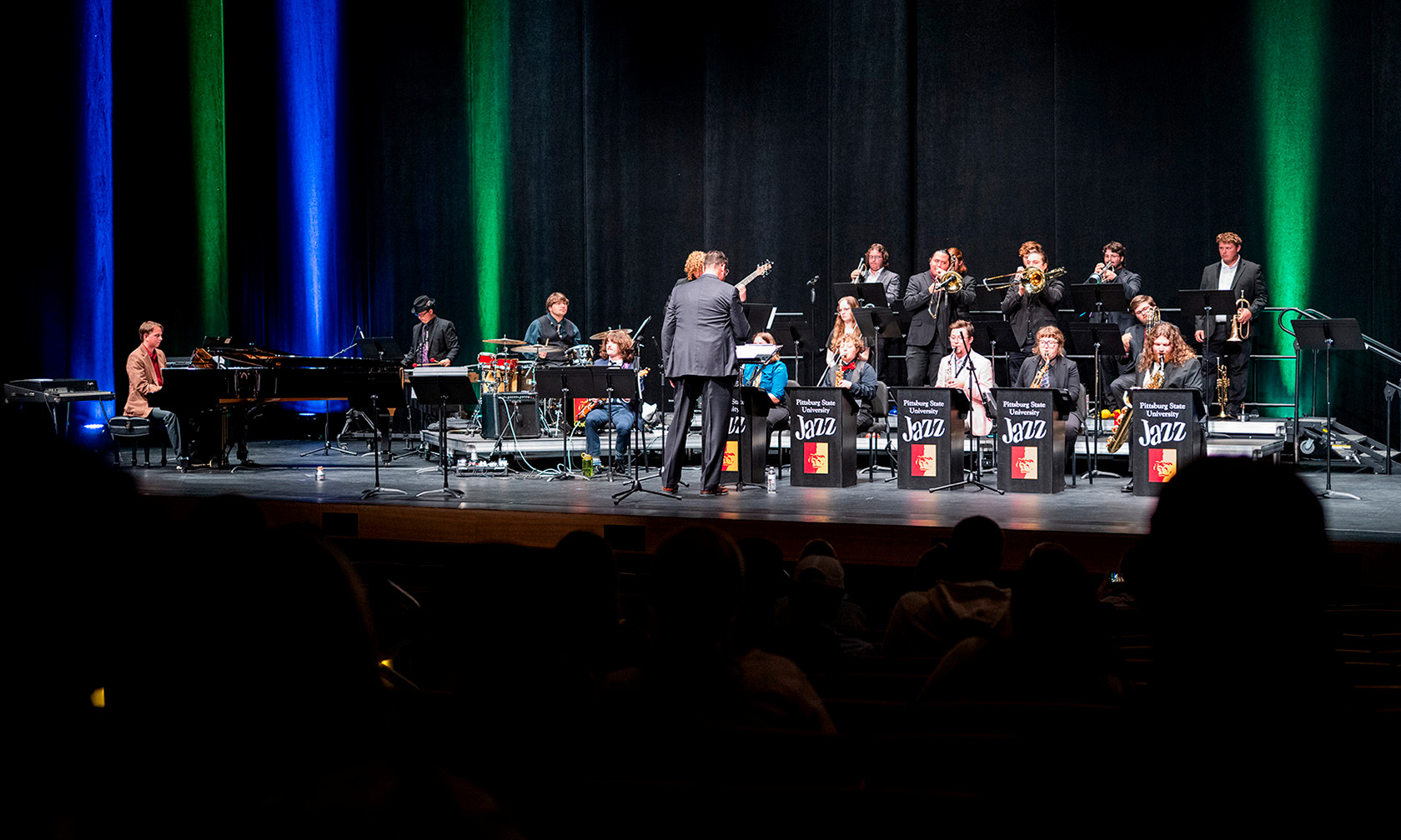 Jazz Band on stage