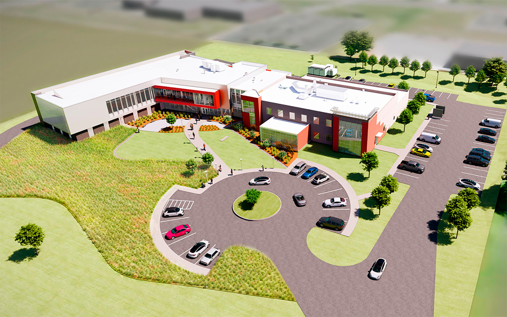 an artist's illustration of a new prove-out facility