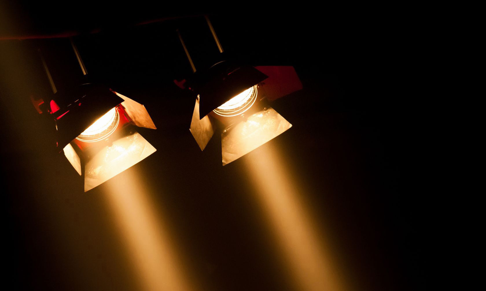 Theater Lights shining down