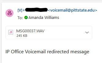 Avaya Voicemail