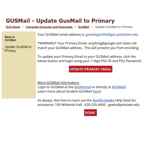 update gusmail primary image