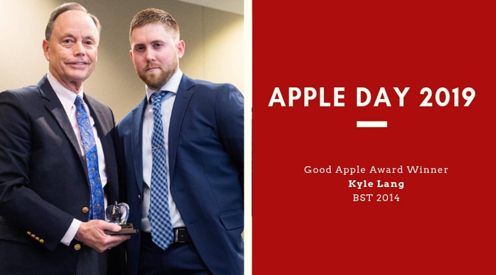 Good Apple Day Winner Kyle Lang