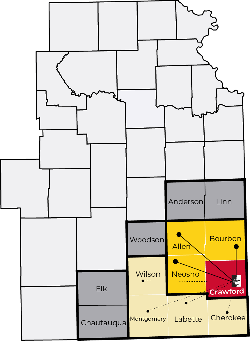 FORGE Counties Map